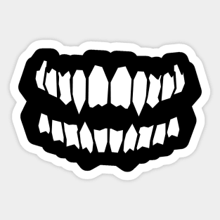 Fangs Sticker